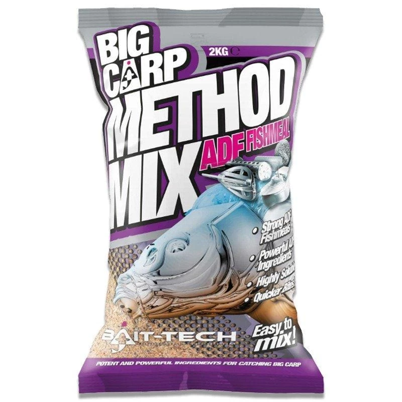 Hot Sale ๐ Bait-Tech Big Carp Method Mix Groundbait 2kg ๐ 6 Bait-Tech Big Carp Method Mix Groundbait 2kg