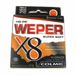 Colmic Colimc Weper Orange Super Soft Braided Line - 150Yd
