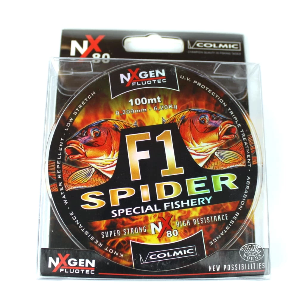 New ๐ Match & Coarse Colmic F1 Spider Reel Line 100mt ๐ฏ 5 Match & Coarse Colmic F1 Spider Reel Line 100mt