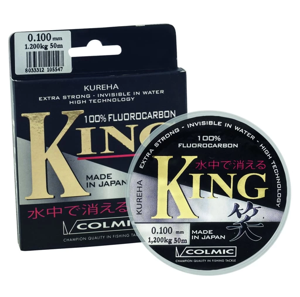 Flash Sale ๐ Match & Coarse Colmic King Fluorocarbon Line 50m ๐ 1 Match & Coarse Colmic King Fluorocarbon Line 50m