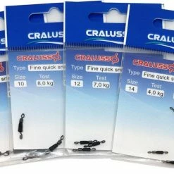 Cralusso Fine Quick Snap Swivel Match & Coarse