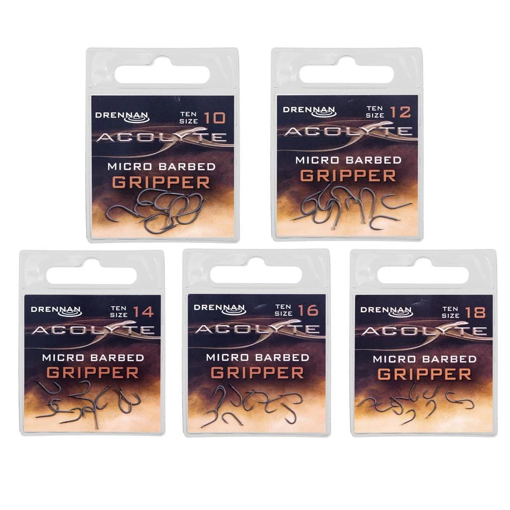 Cheap ๐งจ Drennan Acolyte Gripper Micro Barbed Hooks โจ 1 Drennan Acolyte Gripper Micro Barbed Hooks