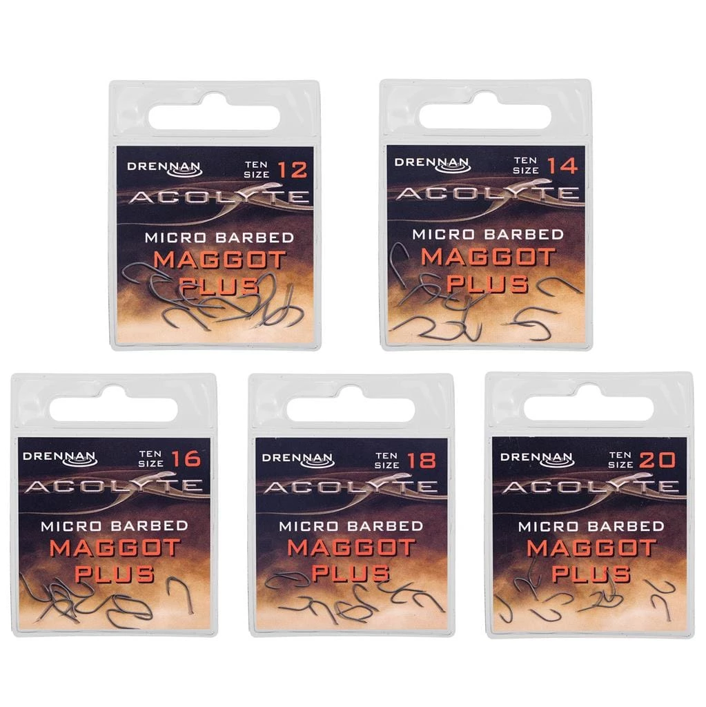 Cheapest โ๏ธ Match & Coarse Drennan Acolyte Maggot Plus Micro Barbed Hooks ๐ 1 Match & Coarse Drennan Acolyte Maggot Plus Micro Barbed Hooks