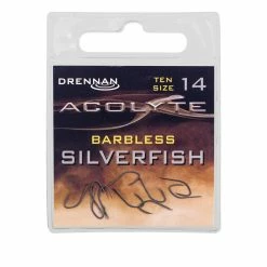 Match & Coarse Drennan Acolyte Silverfish Barbless Hooks