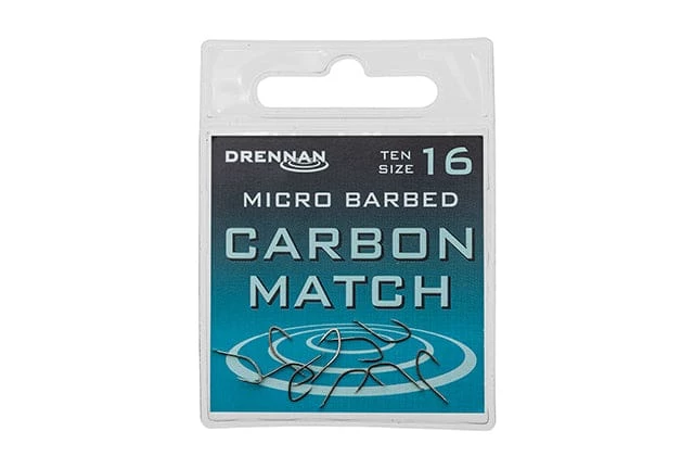 Discount ๐ Drennan Carbon Match Micro Barbed Hooks Match & Coarse ๐ 1 Drennan Carbon Match Micro Barbed Hooks Match & Coarse