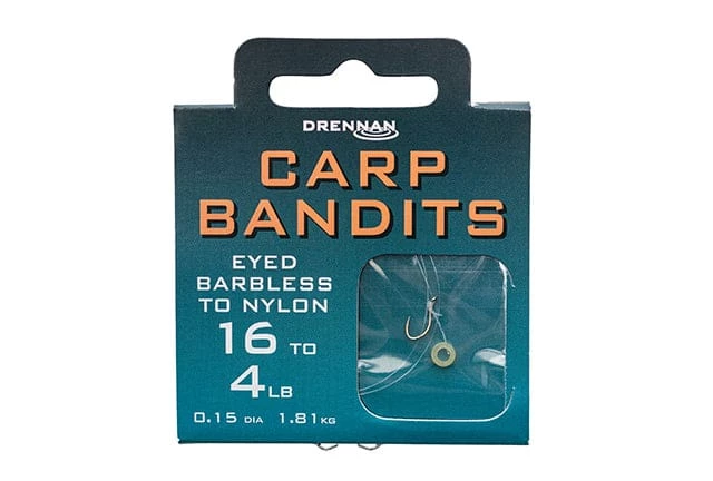 Best Pirce π― Drennan Carp Bandits Barbless Hooks To Nylon 𧨠1 Drennan Carp Bandits Barbless Hooks To Nylon