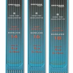 Drennan Carp Bandits Plate 6" Barbless Hooks To Nylon