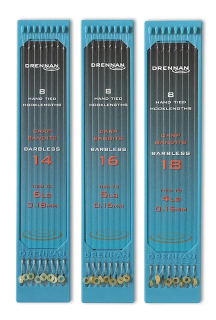 Best Pirce π Drennan Carp Bandits Plate 6" Barbless Hooks To Nylon β 1 Drennan Carp Bandits Plate 6" Barbless Hooks To Nylon