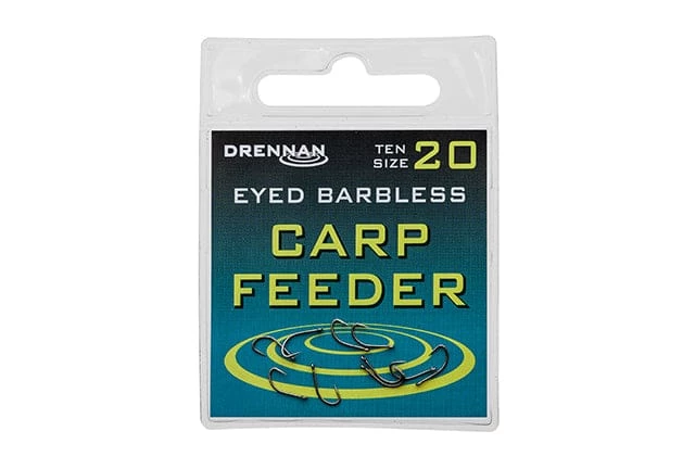 Best deal ๐ Drennan Carp Feeder Eyed Barbless Hooks ๐คฉ 1 Drennan Carp Feeder Eyed Barbless Hooks