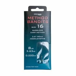 Drennan Carp Method - Method Bandits Barbless Hooks To Nylon