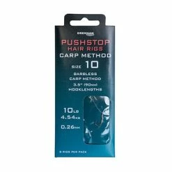 Drennan Carp Method Pushstop Eyed Barbless Hair Rigs