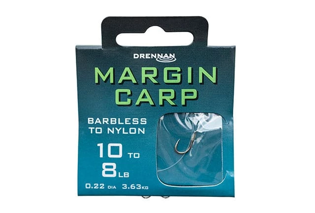 Cheap ๐ Drennan Margin Carp Barbless Hooks To Nylon ๐ 1 Drennan Margin Carp Barbless Hooks To Nylon