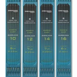 Drennan Margin Carp Plate 6" Barbless Hooks To Nylon Match & Coarse