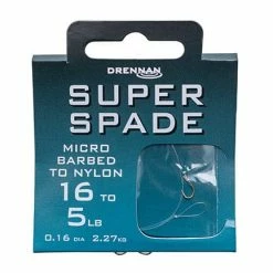 Drennan Super Spade Micro Barbed Hooks To Nylon Match & Coarse