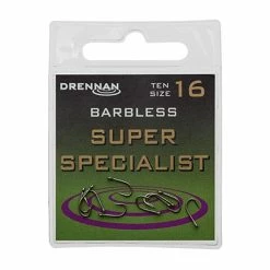 Drennan Super Specialist Barbless Hooks Carp & Barbel
