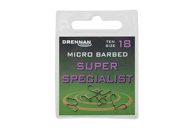 Best reviews of ๐ Drennan Super Specialist Micro Barbed Hooks Match & Coarse โ๏ธ 1 Drennan Super Specialist Micro Barbed Hooks Match & Coarse