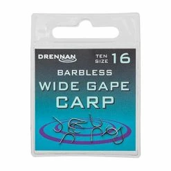Drennan Wide Gape Carp Barbless Hooks