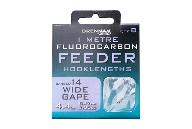 Coupon ๐ฅฐ Drennan Wide Gape Fluorocarbon Feeder Micro Barbed Rig 1m Match & Coarse ๐ 3 Drennan Wide Gape Fluorocarbon Feeder Micro Barbed Rig 1m Match & Coarse