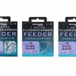 Coupon ๐ฅฐ Drennan Wide Gape Fluorocarbon Feeder Micro Barbed Rig 1m Match & Coarse ๐ 8 Drennan Wide Gape Fluorocarbon Feeder Micro Barbed Rig 1m Match & Coarse