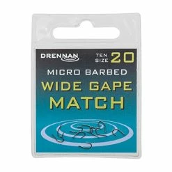 Drennan Wide Gape Match Micro Barbed Hooks Match & Coarse