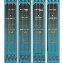 Drennan Wide Gape Pellet Plate 6" Barbless Hooks To Nylon Match & Coarse