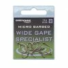 Drennan Wide Gape Specialist Micro Barbed Hooks