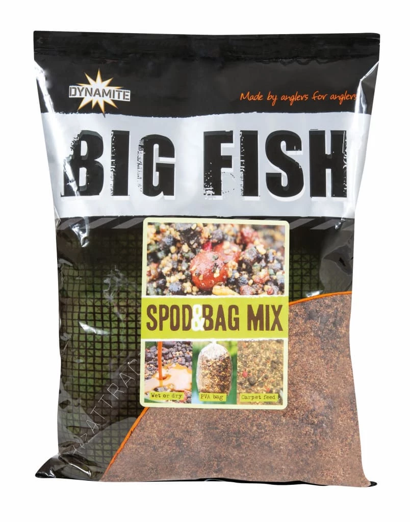 New ๐ Fishing Bait Dynamite Baits - Big Fish - Spod & Bag Mix - 1.8kg ๐ 1 Fishing Bait Dynamite Baits - Big Fish - Spod & Bag Mix - 1.8kg