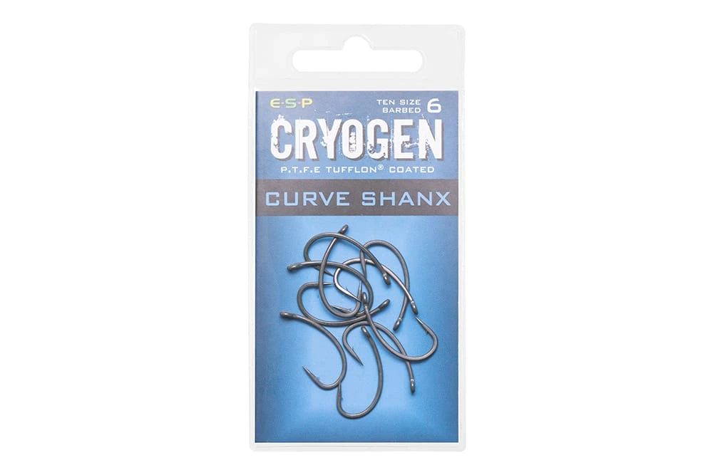 Flash Sale ๐คฉ ESP Cryogen Curve Shanx Barbed Hooks ๐ 1 ESP Cryogen Curve Shanx Barbed Hooks