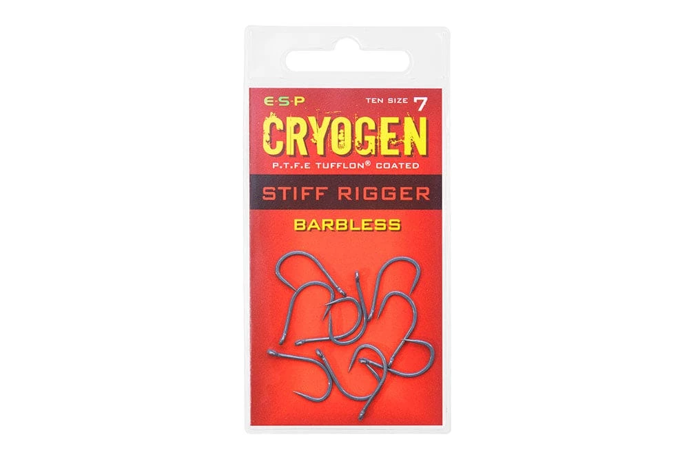 Discount โจ ESP Cryogen Stiff Rigger Barbless Hooks ๐ 1 ESP Cryogen Stiff Rigger Barbless Hooks