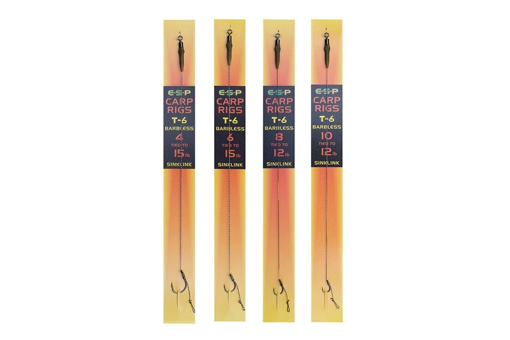 Brand new ๐ ESP T-6 Carp Rigs โ 2 ESP T-6 Carp Rigs
