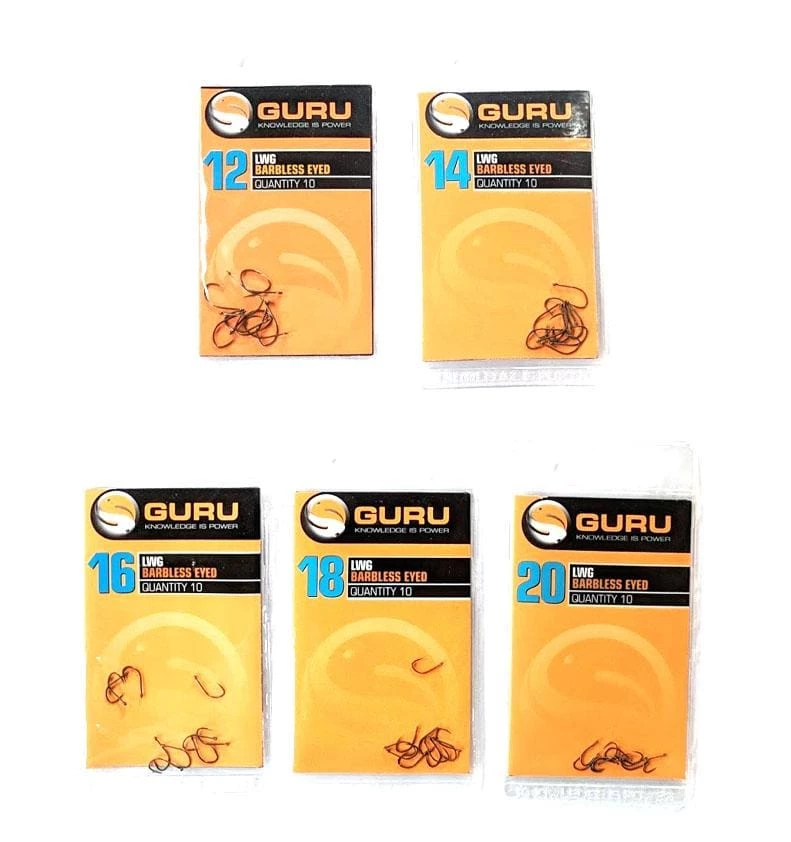 Buy ๐ Guru LWG Eyed Hooks Match & Coarse ๐ 2 Guru LWG Eyed Hooks Match & Coarse
