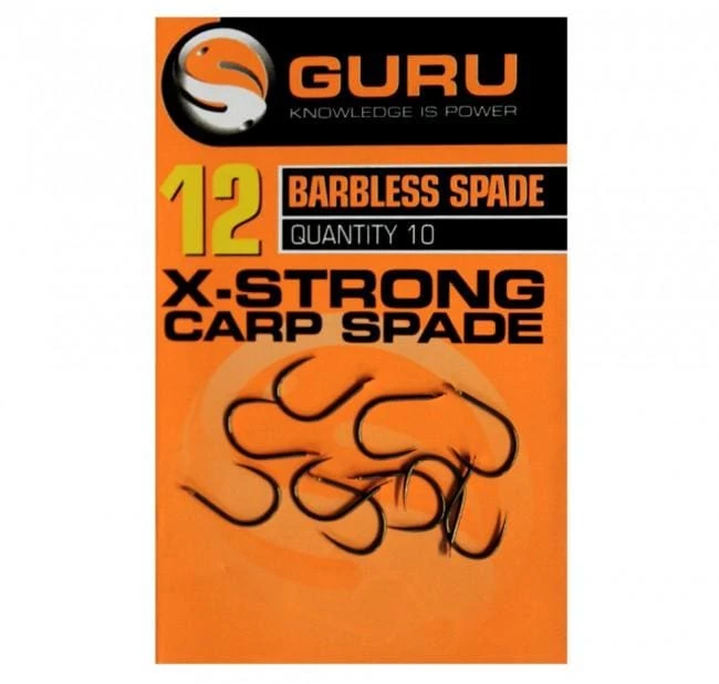 Promo ๐ Match & Coarse Guru Xtra Strong Carp Spade Hooks ๐ 1 Match & Coarse Guru Xtra Strong Carp Spade Hooks