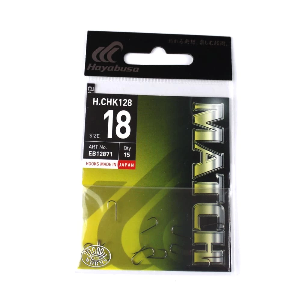 Best Sale ๐ Colmic Match & Coarse Hayabusa HCHK-128 Hooks ๐ 4 Colmic Match & Coarse Hayabusa HCHK-128 Hooks