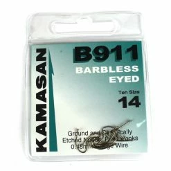 Kamasan B911 Eyed Barbless Hooks Match & Coarse