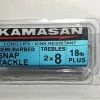 Kamasan Semi-Barbed Snap Tackle Hooks Size 8 Pike & Predator