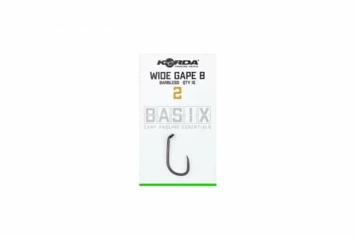 Cheapest โญ Korda - BASIX Wide Gape Hooks ๐ 7 Korda - BASIX Wide Gape Hooks