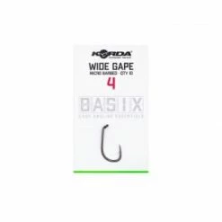 Cheapest โญ Korda - BASIX Wide Gape Hooks ๐ 13 Korda - BASIX Wide Gape Hooks