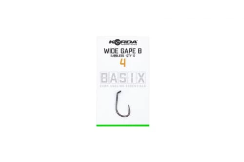 Cheapest โญ Korda - BASIX Wide Gape Hooks ๐ 8 Korda - BASIX Wide Gape Hooks