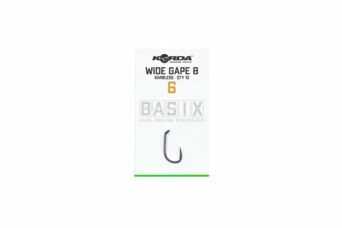 Cheapest โญ Korda - BASIX Wide Gape Hooks ๐ 9 Korda - BASIX Wide Gape Hooks