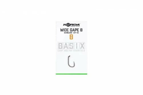 Cheapest โญ Korda - BASIX Wide Gape Hooks ๐ 10 Korda - BASIX Wide Gape Hooks