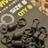 Korda Flexi Ring Swivel Size 8 (8pcs) Carp & Barbel