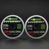Carp & Barbel Korda Hybrid Stiff Coated Braid 20lb Weed Green 20m