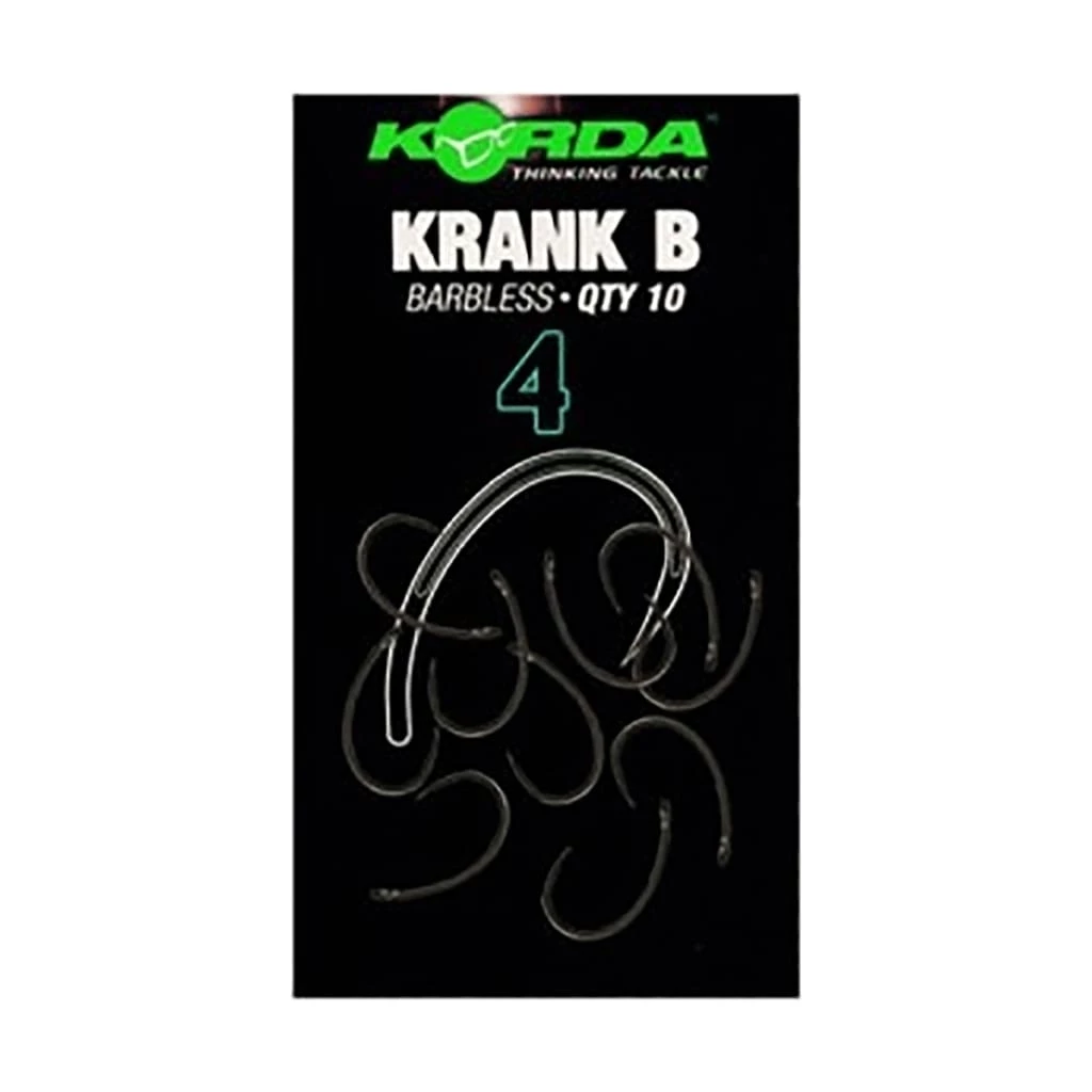 Hot Sale ๐ Korda Krank Hook Barbless Carp & Barbel ๐คฉ 1 Korda Krank Hook Barbless Carp & Barbel