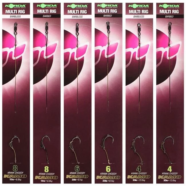 Cheap ๐ Carp & Barbel Korda Ready Tied Multi Rigs Krank Choddy Kamo โ 1 Carp & Barbel Korda Ready Tied Multi Rigs Krank Choddy Kamo