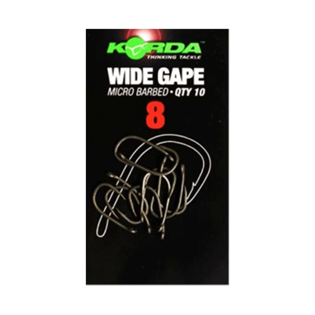 Cheapest ๐ Korda Wide Gape Micro Barbed Hooks Carp & Barbel ๐ 1 Korda Wide Gape Micro Barbed Hooks Carp & Barbel