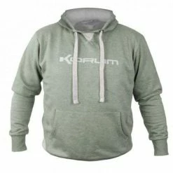 Korum Heather Green Hoodie Fishing Bait