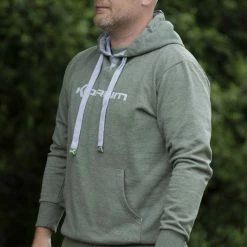 Korum Heather Green Hoodie Fishing Bait