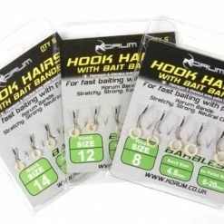 Korum Hook Hairs With Bait Bands