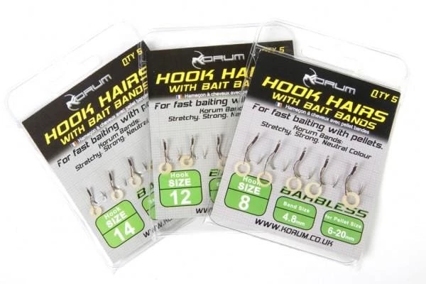 Best Sale ๐ Korum Hook Hairs With Bait Bands ๐ฅฐ 1 Korum Hook Hairs With Bait Bands