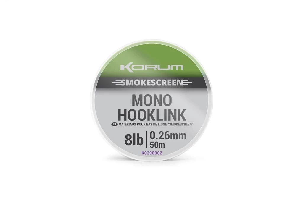 Hot Sale ๐ Korum Smokescreen Mono Hooklink Match & Coarse ๐คฉ 3 Korum Smokescreen Mono Hooklink Match & Coarse